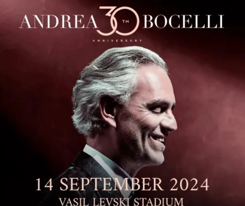 Ако искате да чуете у нас най-обичания тенор Андреа Бочели, е време да се замислите за билет, ето какви са цените