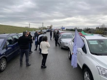 Нова серия протести в подкрепа на "Мини Марица Изток" блокират АМ "Тракия"