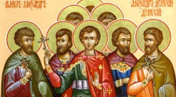 Църквата почита днес Св мчк Агапий и 6 имата мъченици с него  Св