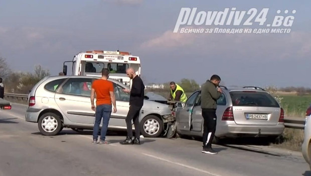 TD Plovdiv24 bg засне ексклузивни кадри от мястото на тежката катастрофа на Околовръстното