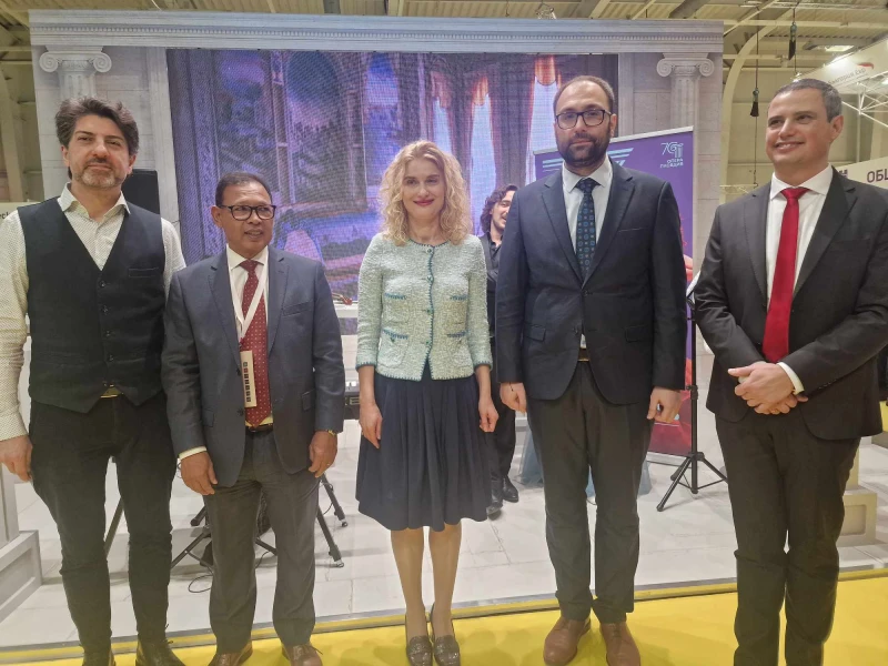 Пламен Панов и Диан Чобанов рекламират Пловдив на международно туристическо изложение