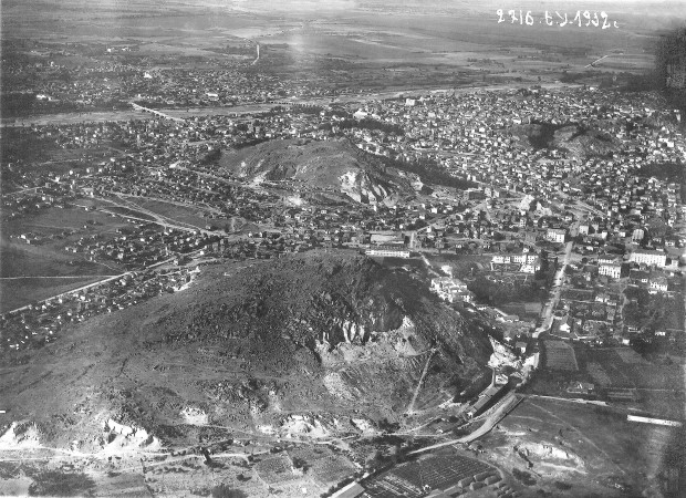 TD Доста интересна снимка на Пловдив от въздуха от 1932 година