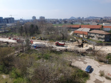 Строители ударно напредват по изграждането на най-новата улица в Пловдив