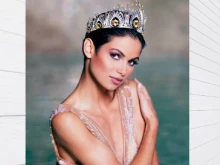 "Мис Франция" се появи на корицата на модно списание с рокля на български дизайнер