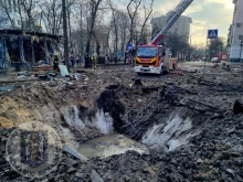 Две предприятия в Киев са повредени след руските ракетни удари