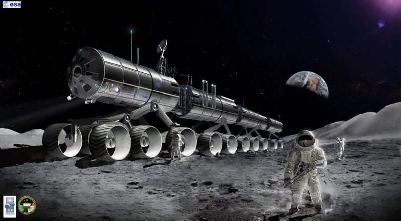 САЩ развиват лунната икономика с железопътни превози между базите на спътника