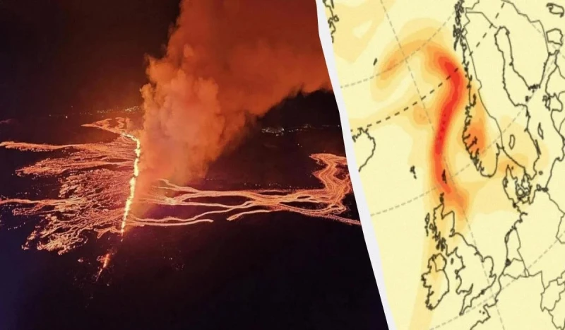 Опасни емисии от вулкана в Исландия покриват Европа