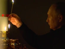 Путин запали свещ за упокой на загиналите на Крокус в църквата в Ново-Огарьово