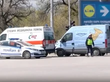 Катастрофа с участието на линейка в Пловдив
