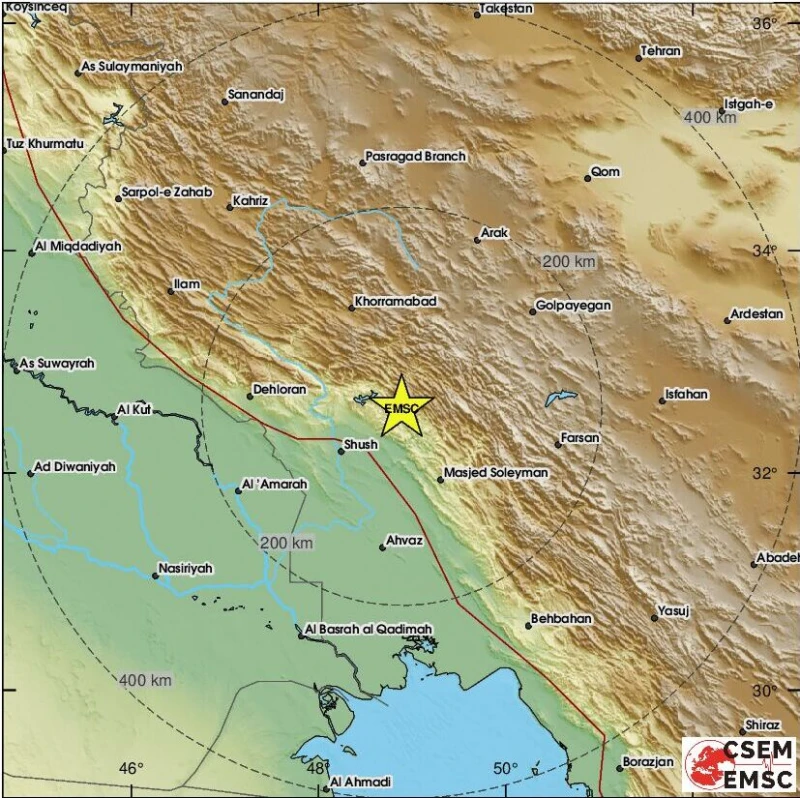 Земетресение от 4,5 по Рихтер разлюля Западен Иран