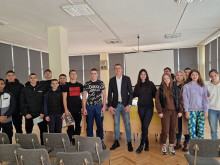 Зам.-председателят на ОбС-Варна гостува в Спортно училище "Георги Бенковски"
