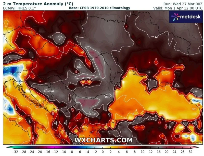 Адска жега удря България до дни, вижте какво се случва с градусите