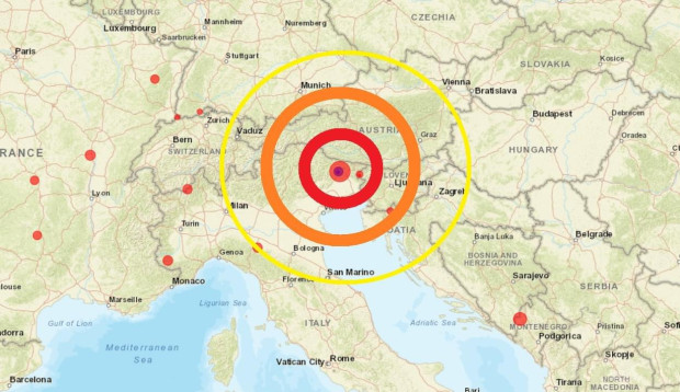 Земетресение с магнитуд 5 0 по скалата на Рихтер разтърси Североизточна