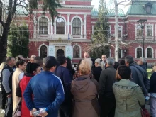 Протест срещу фотоволтаици върху земеделски земи в Кюстендил