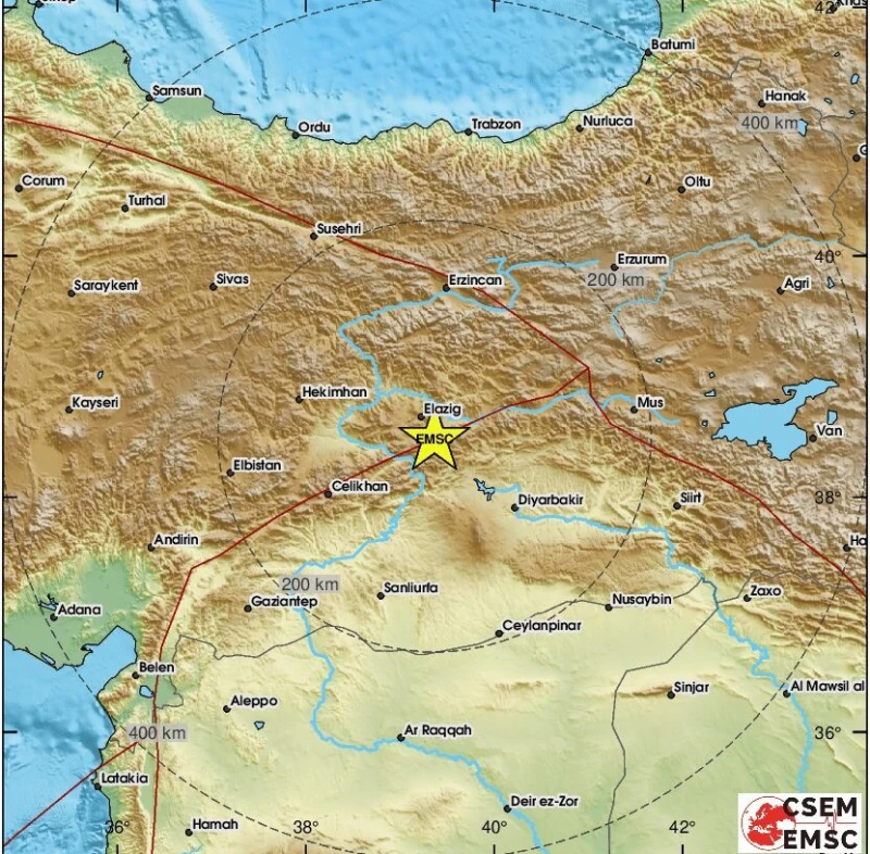 Земетресение от 4,8 по Рихтер разтърси Турция