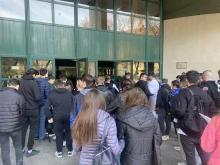 Навалица в центъра на Пловдив