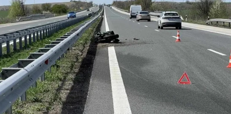 Катастрофа между мотористи на АМ "Хемус"