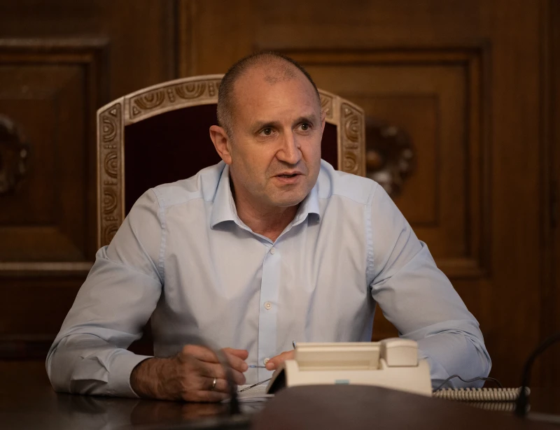 Румен Радев: България подкрепя усилията за възможно най-скоро намиране на мирно решение на конфликта в Ивицата Газа