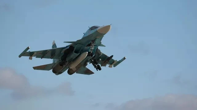 Су-34 са нанесли удари по позиции на ВСУ с ОДАБ-500