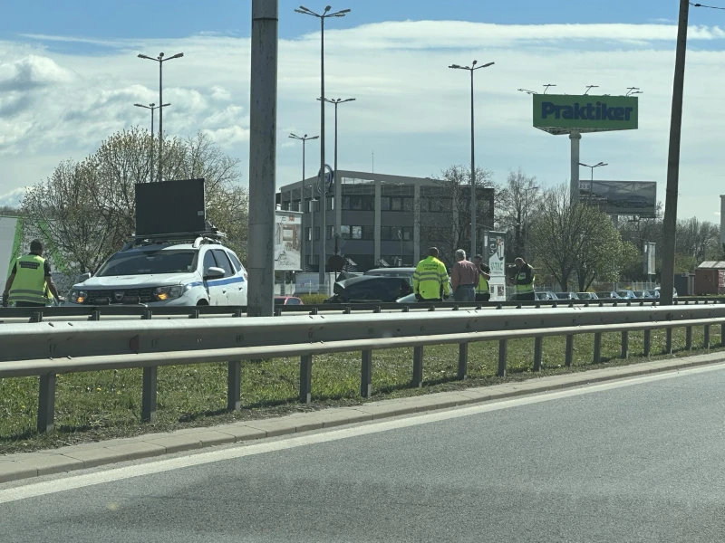 Катастрофа на "Цариградско шосе" в София, няма задръстване