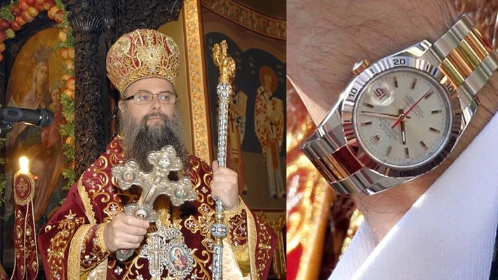 Обединени в лукса на баровските часовници: Митрополит Николай, Васил Божков, Боби Михайлов
