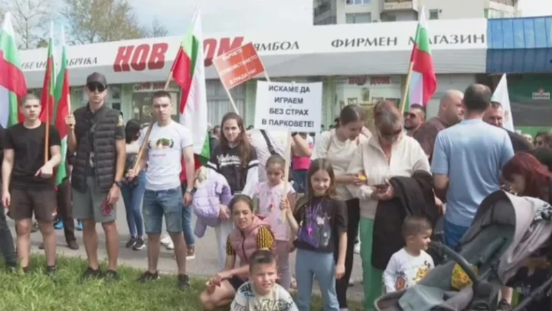 Харманли на протест срещу бежанския лагер