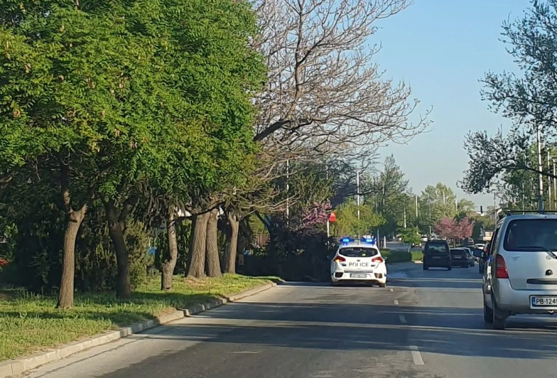 Полицейски светлини на натоварен пловдивски булевард стреснаха шофьори