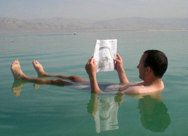 Мъртво море е едно от най-солените водни тела на планетата.