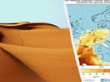 Европа е обхваната от нова вълна прах от Сахара, качеството на въздуха е сериозно влошено в редица страни