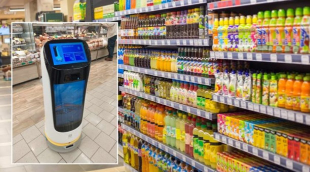 Робот започна работа на пълен работен ден в супермаркет Това