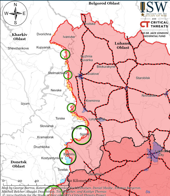 Ukraine VS Russia: ISW Report Shows VSU Inflicting Heavy Losses on Russian Troops Near Ternov