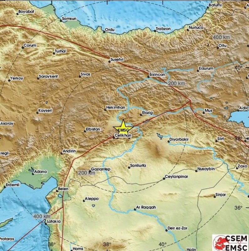 Земетресение от 4,1 по Рихтер разтърси Източна Турция