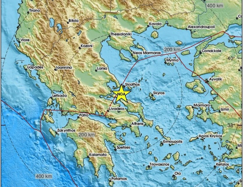 Земетресение от 4,0 по Рихтер разтърси Гърция