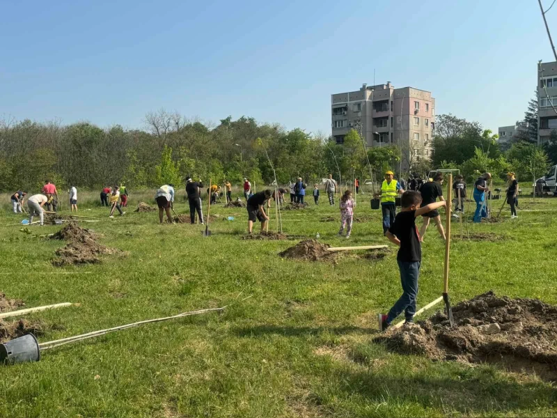 Ударно залесяване в Пловдив