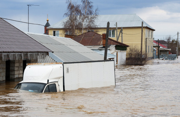 Нивото на водата в Оренбург достигна своя връх съобщиха от
