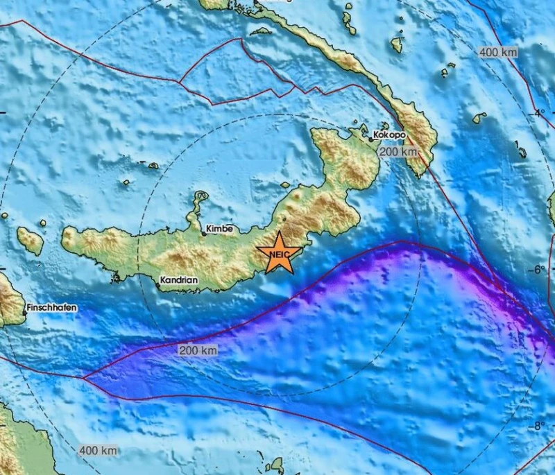 Мощно земетресение удари Папуа Нова Гвинея!