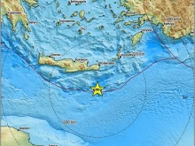 Земетресение от 4,3 по Рихтер удари до остров Крит
