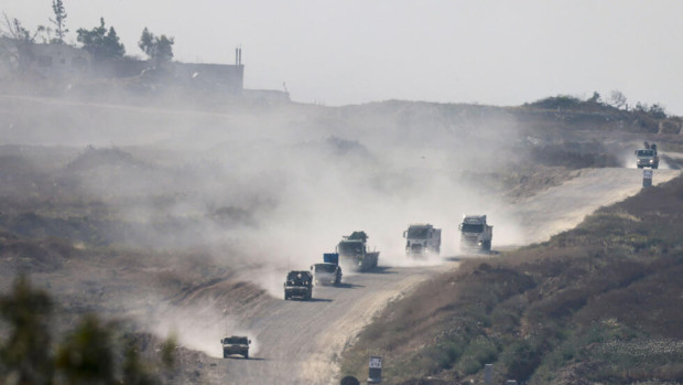 На 16 април израелски танкове са навлезли отново в някои