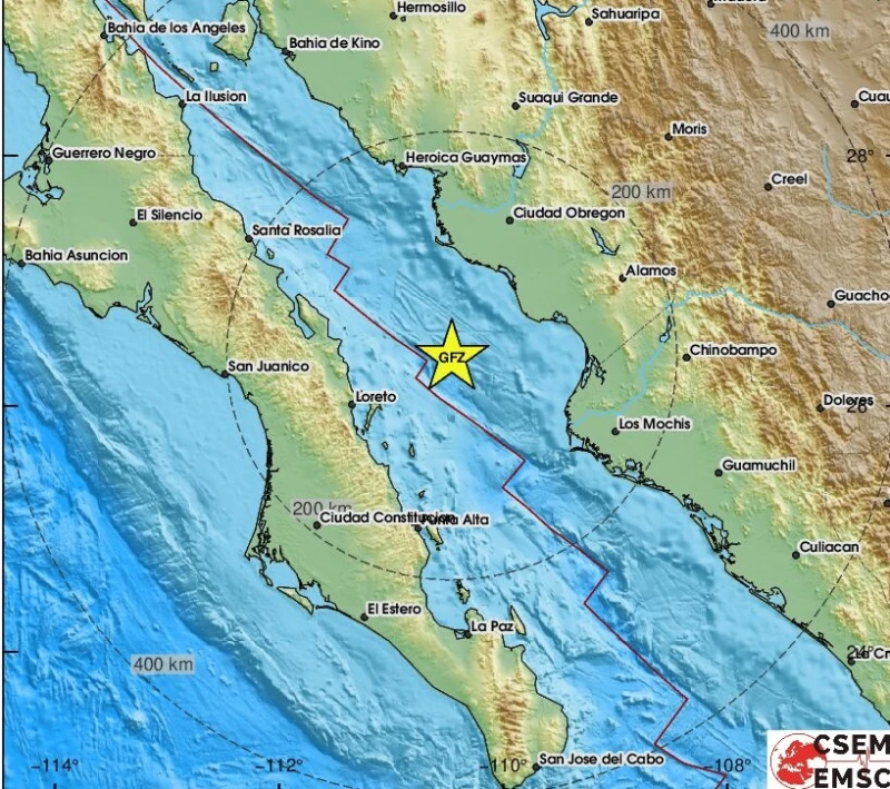 Мощно земетресение разтресе Калифорнийския залив