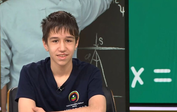 13 годишният Калоян Гешев от столичното 125 о СУ Боян Пенев