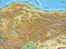 Много силно земетресение с магнитуд 5.6 разлюля Централна Турция