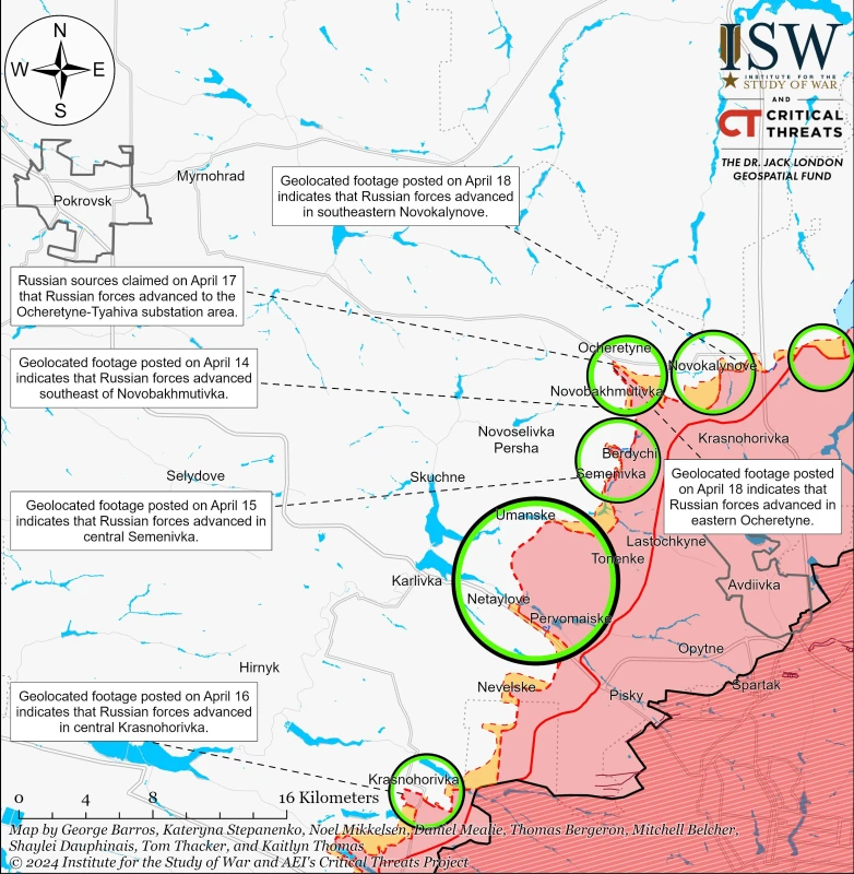 ISW: ВСУ са си върнали позиции при Бердичи, руснаците продължават да напредват край Авдеевка
