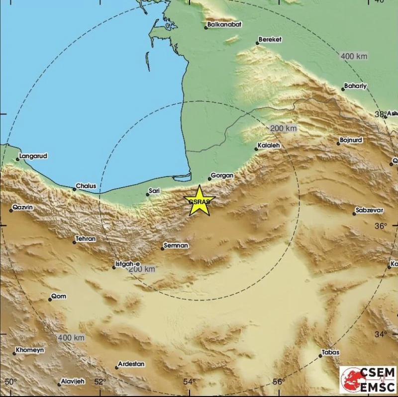 Земетресение от 4,6 по Рихтер разлюля Северен Иран