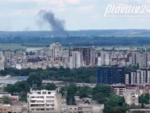 Пожар близо до Пловдив
