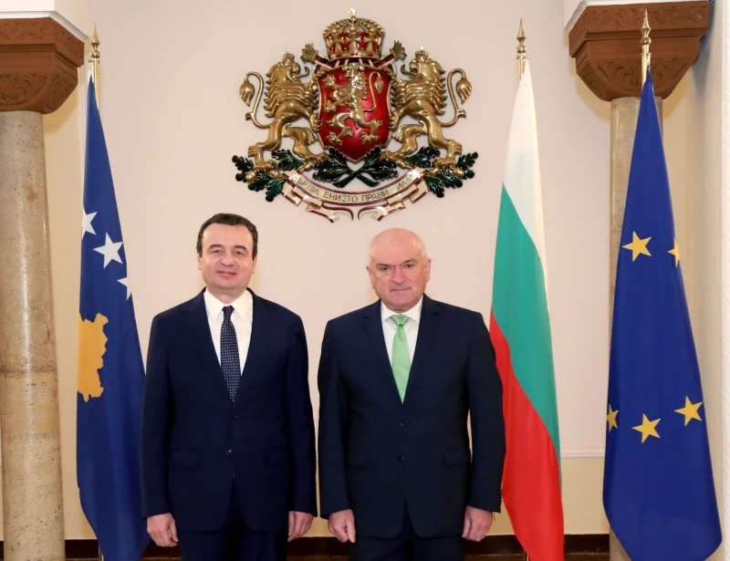 Главчев и Курти на среща, България и Косово задълбочават сътрудничеството си
