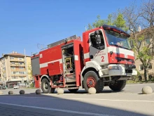 Възрастен мъж е обгазен при пожар в Благоевград