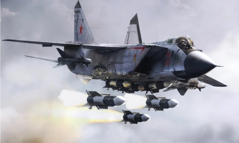 Въздушна тревога е обявена в цяла Украйна заради излитането на руски МиГ-31К с крилати ракети