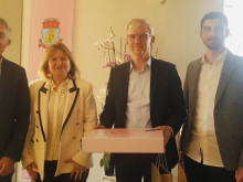 Председателят на Европейската колоездачна федерация одобри идейния проект за колодрума в Казанлък