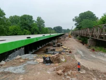 Спряха строителството на новия мост над река Марица