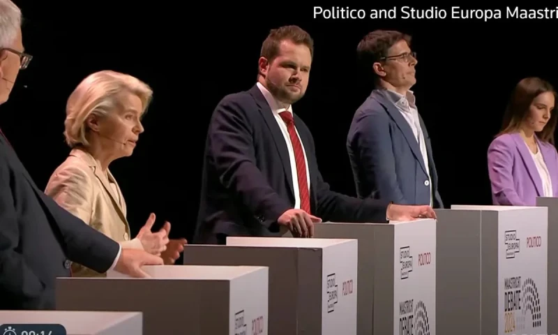 Фон дер Лайен се изправи срещу всички кандидати за ЕК в дебат